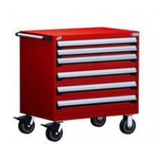Rousseau 6-Drawer Modular Tool Cart - R5BEC-3007