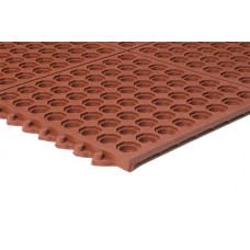 Apache Mills Performa Grease Proof Red Kitchen Mat - 3x3