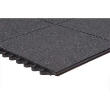 Apache Mills Performa SD Grease Resistant Grit Tuff Black Mat - 3x3