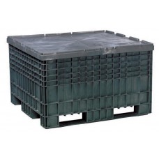 Buckhorn BN4845342023000 Extra Heavy-Duty Collapsible Bulk Box Storage Bin  and Shipping Container, (48-Inch x 45-Inch x 34-Inch), Blue