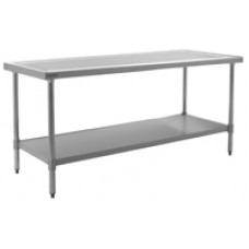 Eagle Group T2448SEM Spec-Master Marine Stainless Steel Lab Bench with Stainless Legs and Bottom Shelf