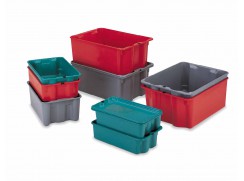 Features and Benefits of Stack and  Nest Plastic Containers