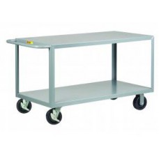 Little Giant 2-Shelf Heavy-Duty Steel Cart - 2G-2436-6PHBK
