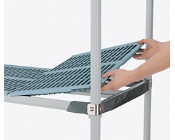 MetroMax 5-Shelf Open Grid Polymer Shelving Unit - 5X517GX3