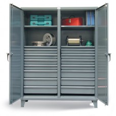 Strong Hold Double Shift Storage Cabinet - 66-DS-244-14DB