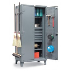 Strong Hold HouseKeeping Steel Storage Cabinet - 36-PB-243-4DB-BH