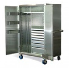 Strong Hold Stainless Mobile Wardrobe Cabinet - XWD-15405