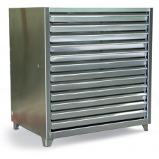 Strong Hold Stainless Print Storage Cabinet - 4-24-2-360-12DB-SS