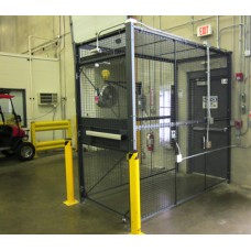 WireCrafters 3-Walls Dock Door Drivers Security Cage - MT3-34HD