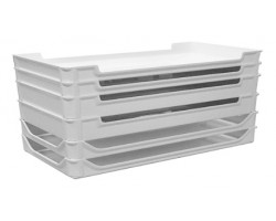 MFG Industrial Ventilation Fiberglass Drop Sides Tray - 816001