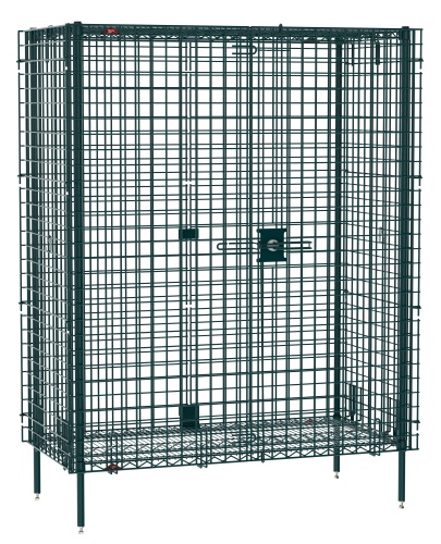 Metro Stationary Metroseal-3 Wire Shelving Security Cage 