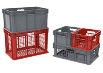 Akro-Mils Straight Wall Plastic Containers