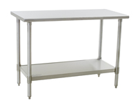 Eagle Group Budget Stainless Flat Top Worktables 