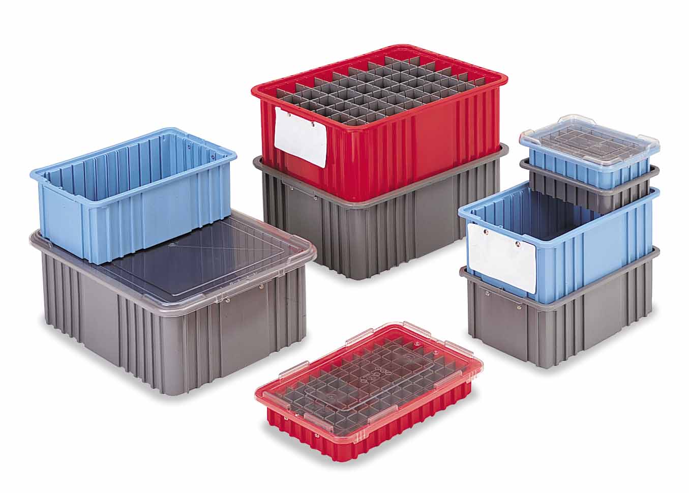 Divider Box, Straight Wall Totes, Stack-Nest Totes, ESD Containers