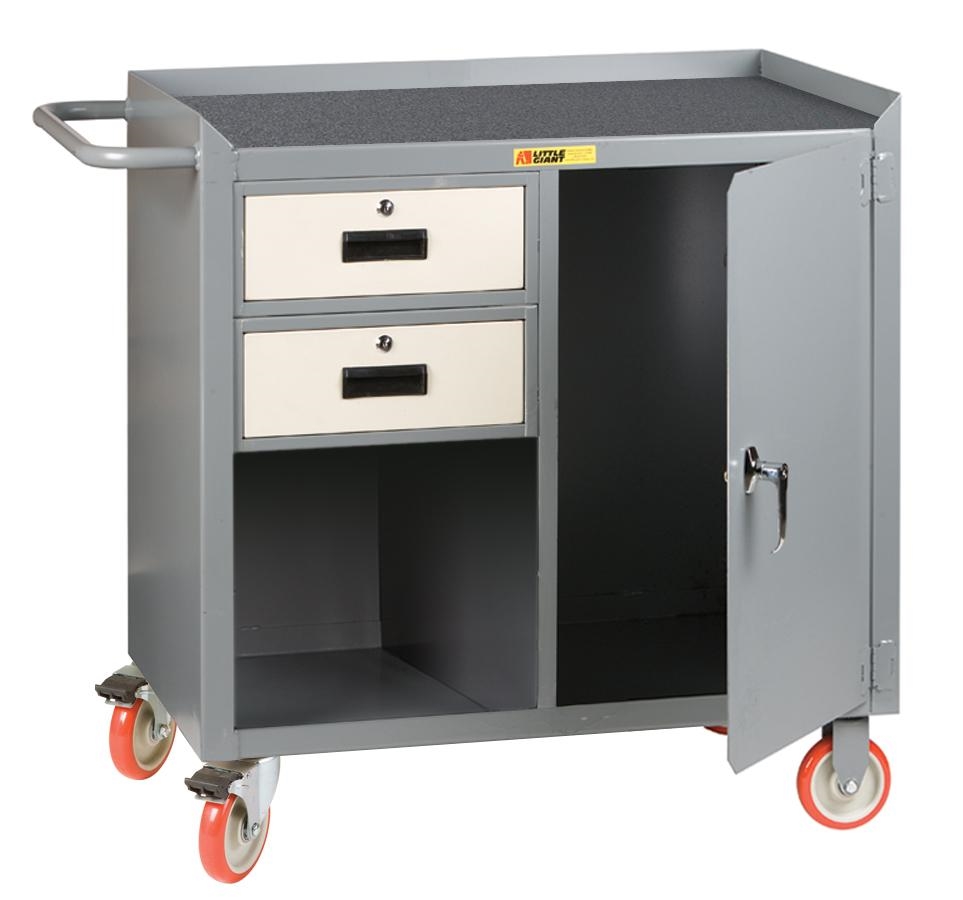 Little Giant 36 Inch Wide 2-Drawers Mobile Cabinets