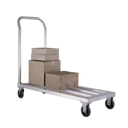 New Age Industrial Mobile Aluminum Dunnage Shelf