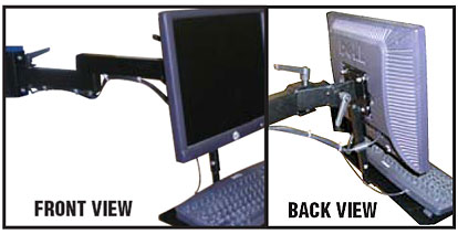 Pro-Line Flat Screen Monitor Arm | Keyboard Tra