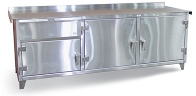 Strong Hold Stainless Steel Countertop Cabinet
