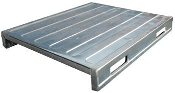 Vestil Solid Deck Steel Pallets
