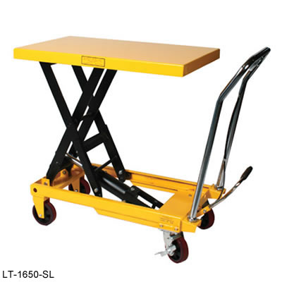 Wesco Heavy Duty Manual Scissors Lift Table Cart