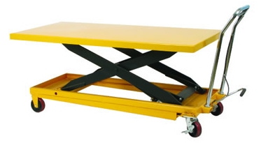 Wesco Extra Long Scissors Lift Table Cart
